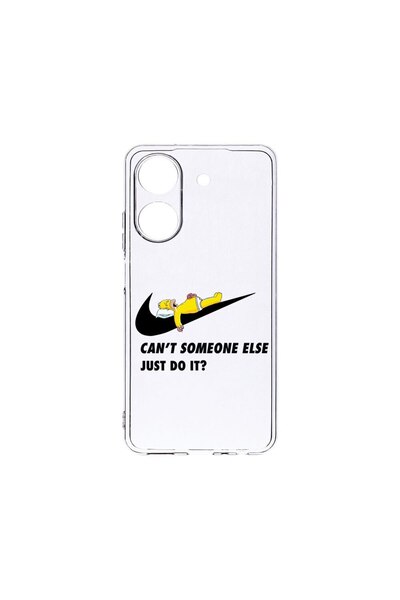 bestcase Прозрачен силиконов калъф 2ММ, съвместим с Xiaomi Redmi 13C, Симпсън...