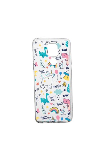 bestcase Husa Silicon Compatibila Cu Xiaomi Redmi Note 9, Unicorn - Dreams Co...
