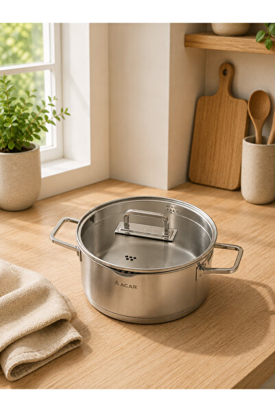 RUBİ PORSELEN Karat 22 cm Pot with Strainer Lid