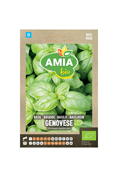 Amia Seminte bio de busuioc Genovese, 1 g