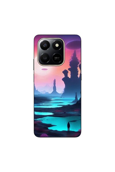 OEM Husa compatibila cu Honor X7d Silicon Gel Tpu Model Mystic Planet