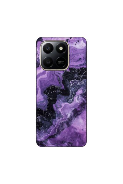 OEM Husa compatibila cu Honor 400 Smart Silicon Gel Tpu Model Abstract Purple...