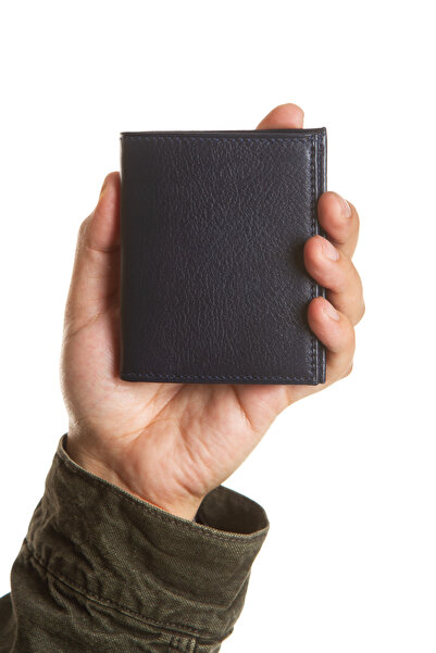 Niki Leather Portofel Sancez din piele naturală cu RFID