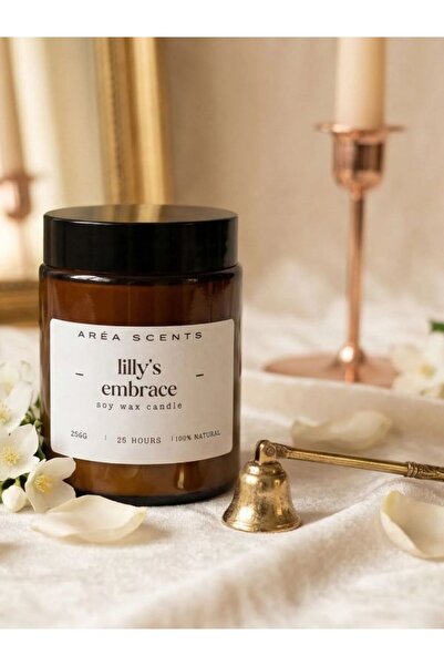 ARÉA Scents Lilly's Embrace | Lily of the Valley - Scented Candle 130g / ~24h...