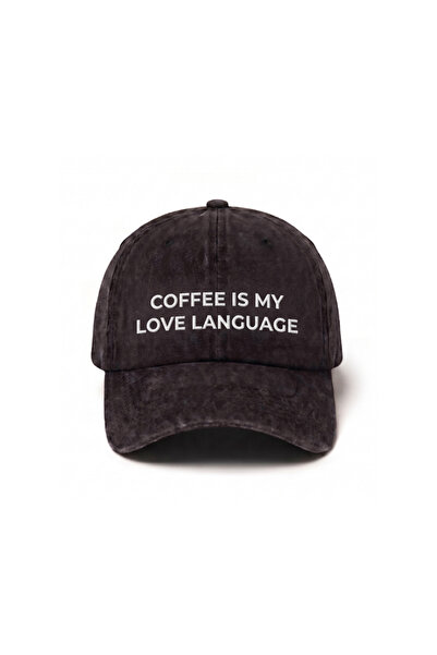 Tresore ''Coffee Is My Love Language'' Embroidered Washable Hat /''Coffee Is ...