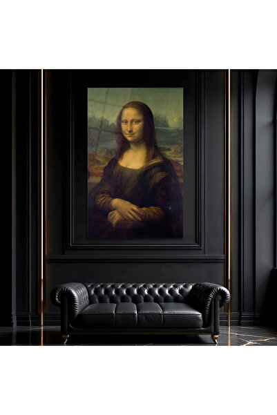 NERZEN HOME Mona Lisa Premium Dekoratif Cam Tablo