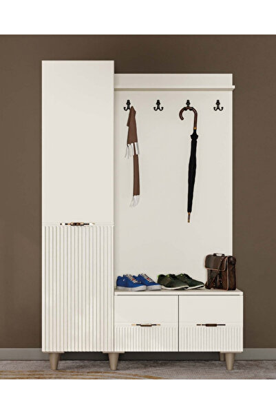 miracool Menekşe Portmanto / Vestiyer / Komple MDF / Şık Tasarım / 1. Kalite