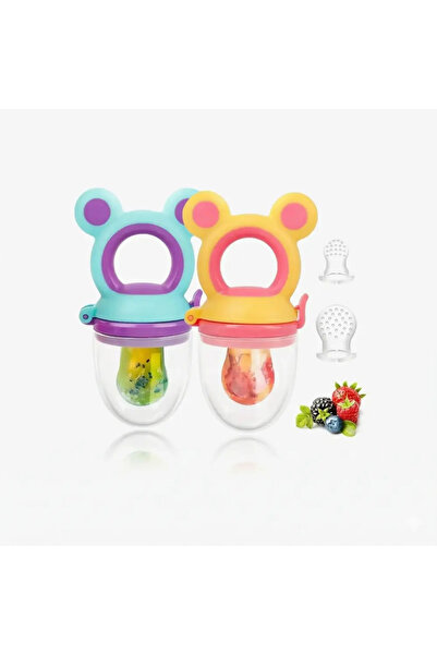 LOOFI 2Pcs Baby Food Pacifiers Food Pacifier Fruit Feeders