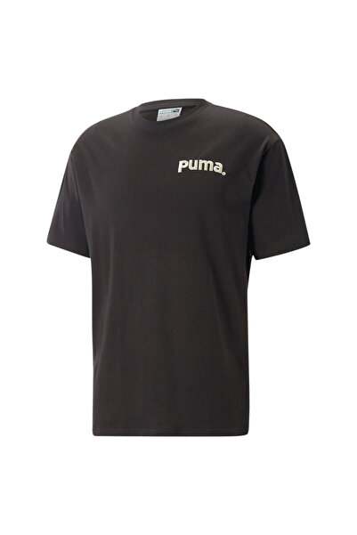 Puma Men TEAM Graphic Tee - Black