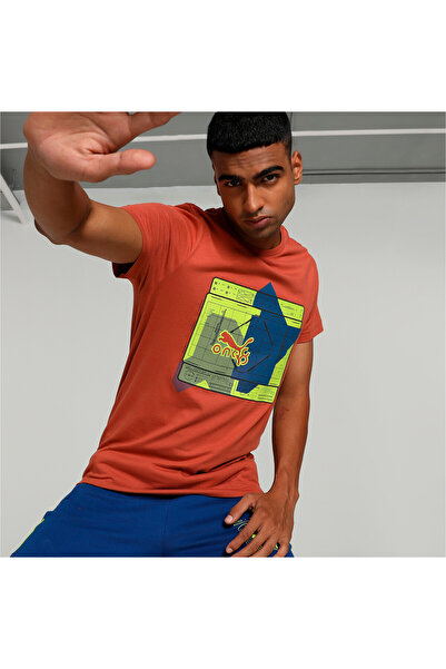 Puma Men x one8 Graphic T-shirt - Brown