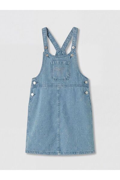 LC Waikiki LCW Kids Salopet pentru fete cu broderie cu pietre