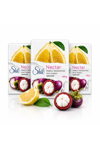 shık Set 3 săpunuri Nectar® cu aromă de pomelo și mangostan, 3 x 125 g