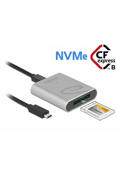 DELOCK Cititor de carduri USB-C pentru carduri de memorie CFexpress 2.0, 91751