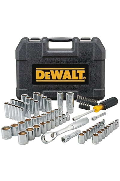 Dewalt DWMT81531-1 84-piece Socket Wrench Set, DirectTorque, Chrome, 1/4 & 3/...