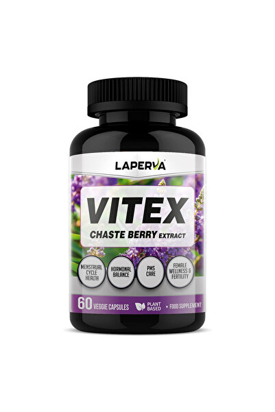 Laperva Vitex Chaste Berry Extract – 60 Veggie Capsules – Female Wellness & M...