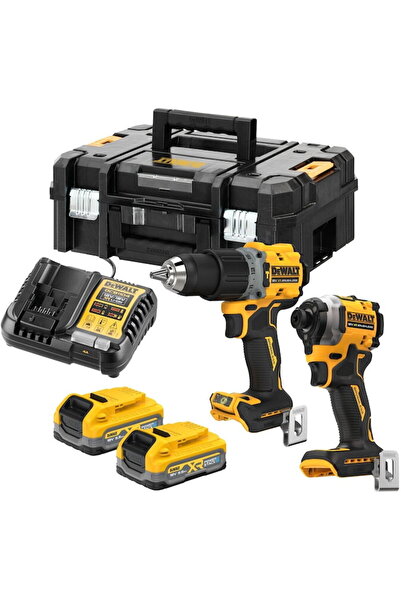 Dewalt DCK2050S2T 18V XR Brushless Cordless Drill & Impact Driver Kit with 2x...