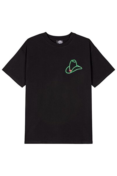 Grimey Tricou bărbătesc cu mânecă scurtă: Lone Hand Lucky Looter Regular Tee L