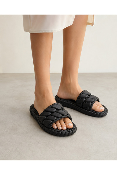 Butik Yazlık örgü terlik