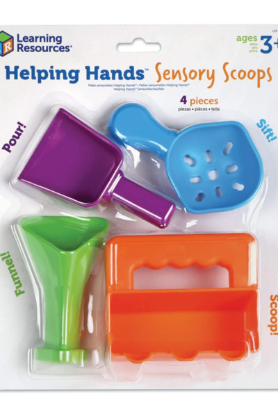 Learning Resources Helping Hands Sensory Scoops, 4 Pieces, Ages 3+, fine Moto...