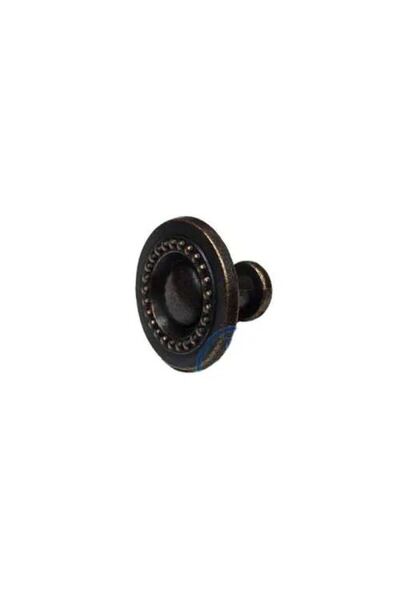 Toptan Bulurum Glb-Stl41414 Decorative Zamak Button - 23X23Mm, Antique, 1 Piece