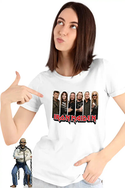 OEM Iron Maiden All Gang Heavy Metal Women's T-Shirt