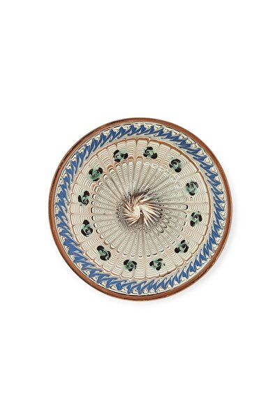 CERAMICA DE HOREZU Placă Tradițională Model 1619 D1C3 Multicoloră M4