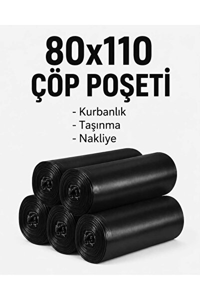 Saka Ambalaj Kurbanlık, Nakliye ve taşıma Jumbo Boy Kalın siyah Dökme çöp poş...