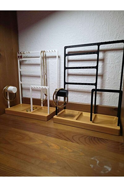 DU&ER 💍 Set of 2 Jewelry Stands – Earring, Necklace, and Bracelet Organizer ...