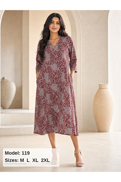 TUFAHA Kashmiri Midi Shirt
