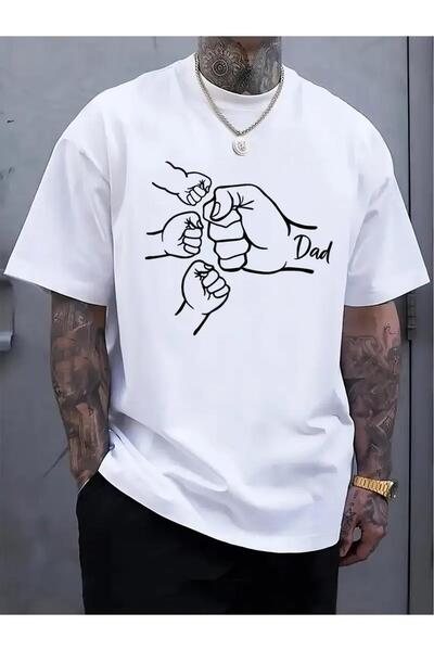 bolivia's Men's Minimalist Dad Print T-Shirt with Fist & Strength - Slightly ...