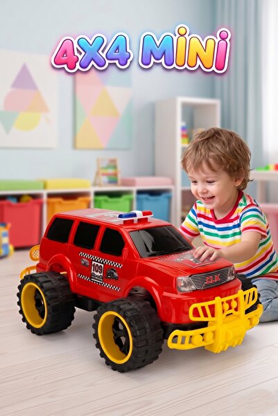 Tıfıl Toys Mini Canavar Kamyon! Büyük Tekerlekli Renkli Dev 4x4 Eğlenceli Off...