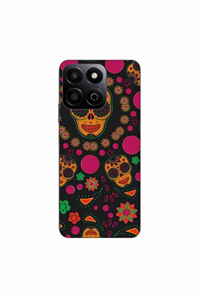 OEM Husa compatibila cu Honor 200 Smart Silicon Gel Tpu Model Halloween Flora...