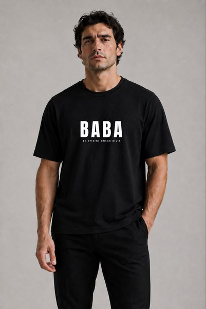 FANA Father's Day Gift Men's Oversize T-Shirt - Dad-Themed'They Know Their Be...