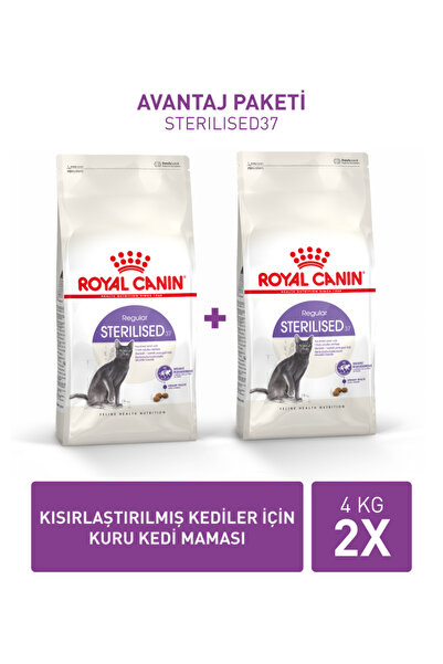 Royal Canin Sterilised37 Kısırlaştırılmış Yetişkin Kedi Maması 8KG (4KG*2)