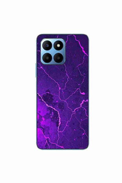 OEM Husa compatibila cu Honor X6 Silicon Gel Tpu Model Ultraviolet Marble Glow