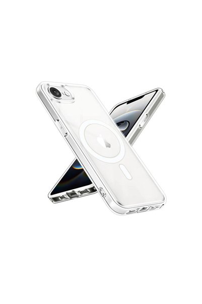 OEM Apple iPhone 16E Case Magneticsafe Transparent Silicone - Transparent