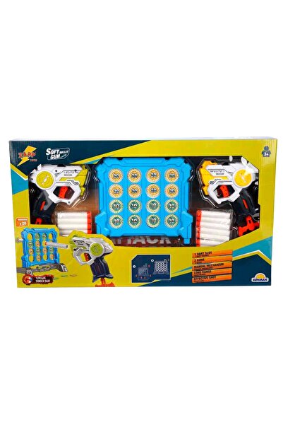 Zapp Toys Set 2 pistoale cu 20 sageti si tinta,