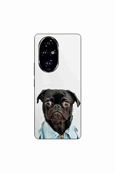 OEM Case compatible with Honor 200 Pro Silicone Gel Tpu Pattern Pug Fashion