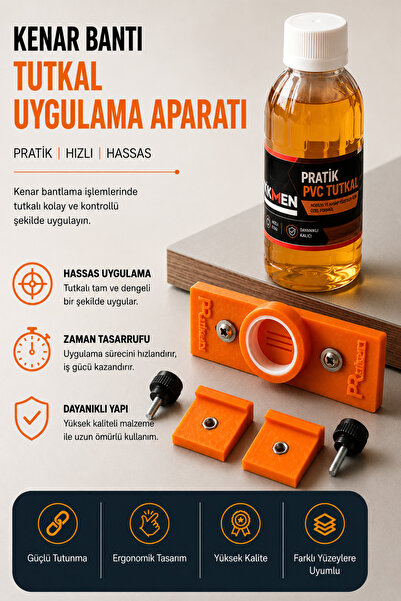 pratikmen Kenar Bandı Tutkal Uygulama Aparatı