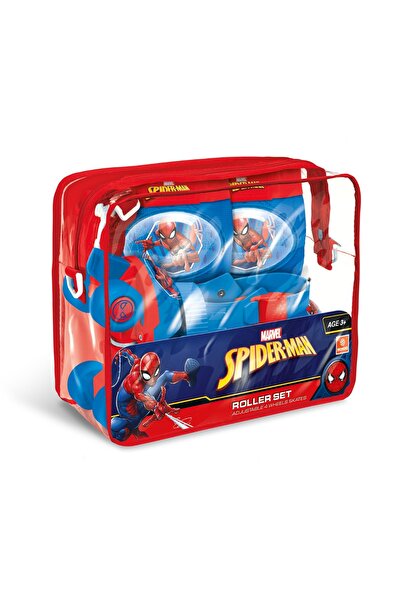 SPIDERMAN Roller skate set with protectors, size 22-29,