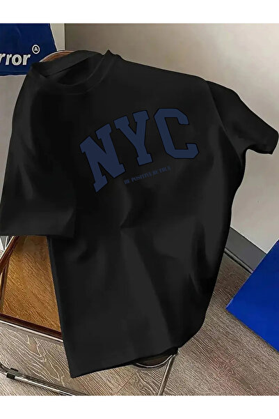 yiou trendy clothing تي شيرت رجالي بأكمام قصيرة وياقة دائرية مطبوع عليه حروف ...