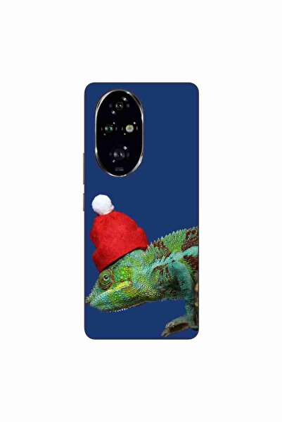 OEM Калъф, съвместим с Honor 200 Pro, силиконов гел TPU, коледен хамелеонов д...
