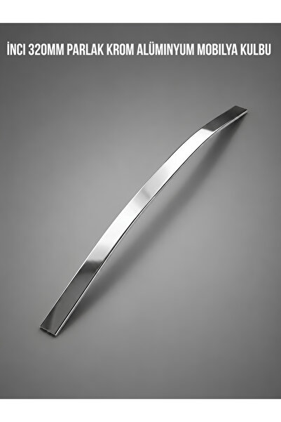 Mas Kulp İnci 320mm Parlak Krom Alüminyum Mobilya Kulbu
