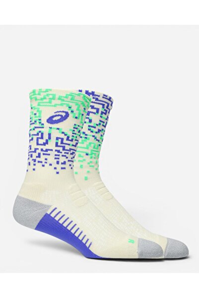Asics RUN SOCK CREW Bej Koşu Çorabı 3013B285-750