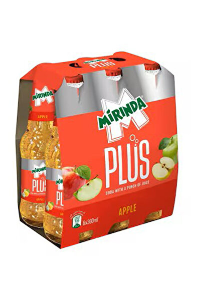 mirinda ميرندا بلس كوكتيل تفاح 6*300 مللى