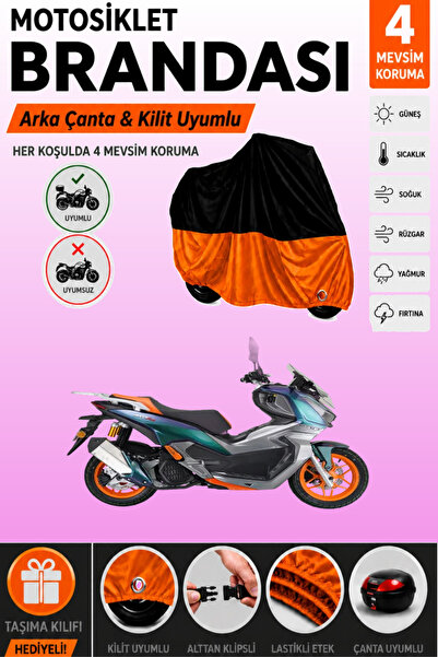 Cemku Double Black Top - Orange Bottom, Rear Bag Compatible Arora Max-T Easy ...
