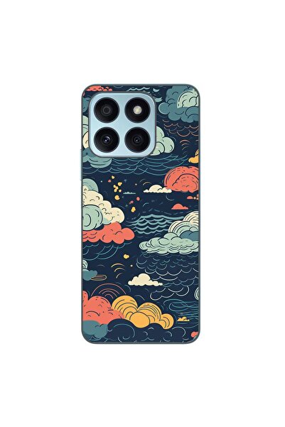 OEM Husa compatibila cu Honor X8b Silicon Gel Tpu Model Mystic Night Sky