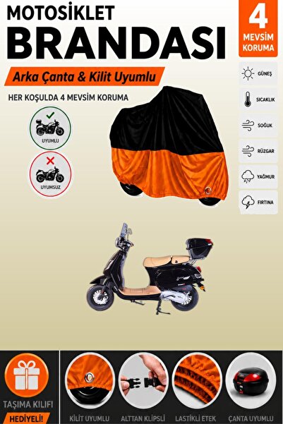 Cemku Double Black Top - Orange Bottom, Rear Bag Compatible Falcon Cooper 50 ...