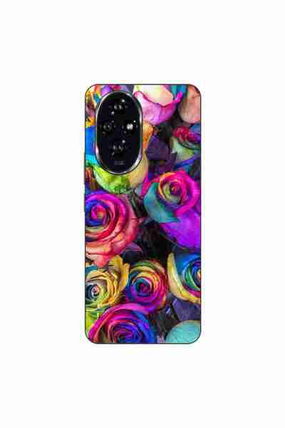 OEM Husa compatibila cu Honor 200 Silicon Gel Tpu Model Trandafiri Colorati