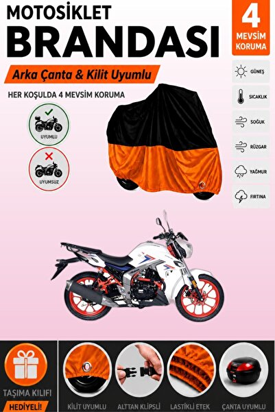 Cemku Double Black Top - Orange Bottom, Rear Bag Compatible Falcon Shark 188 ...
